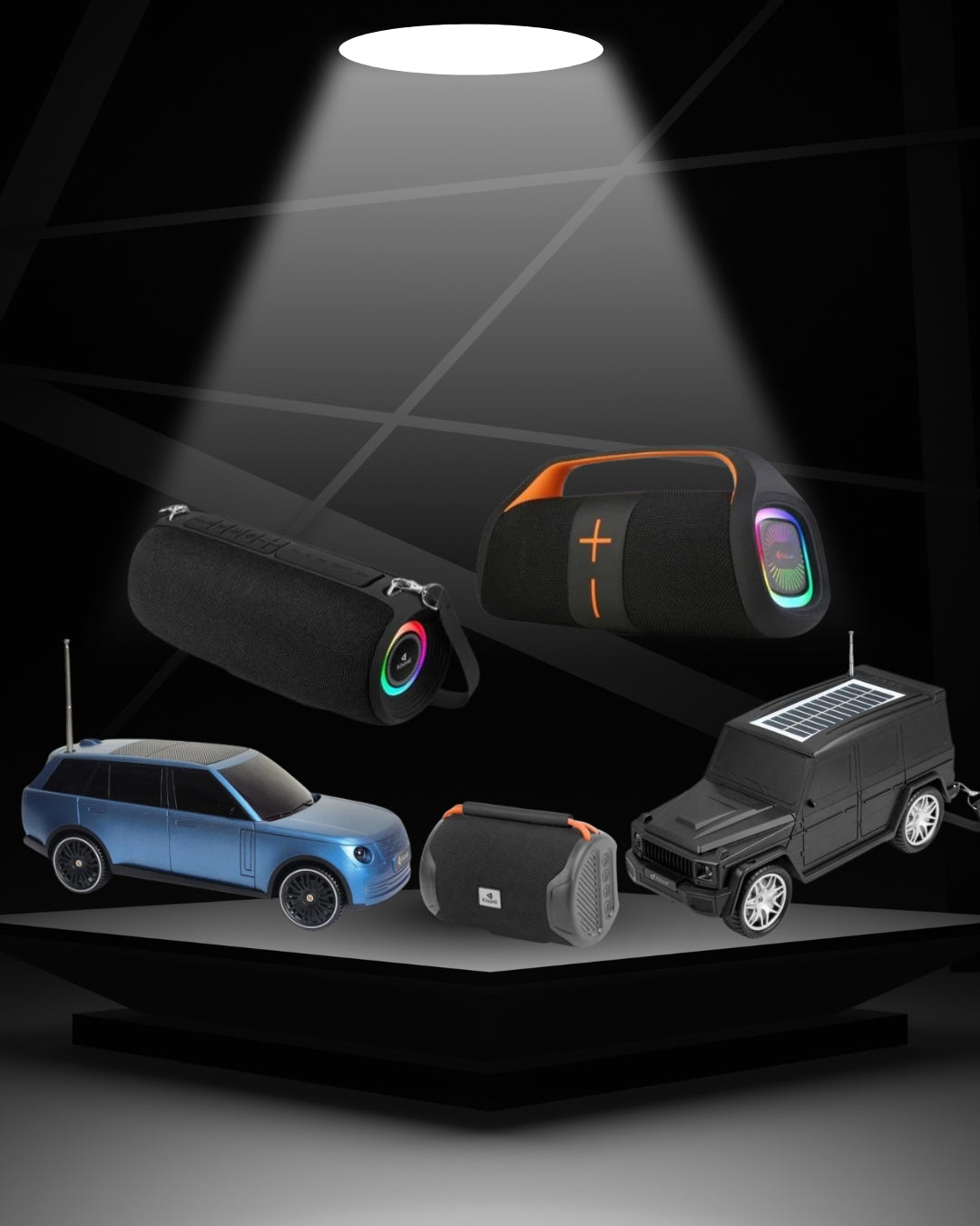 BLUETOOTH AND WIRED SPEAKERS