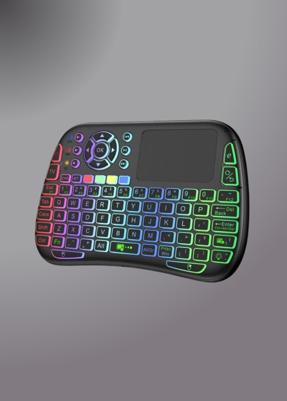 M9 Bluetooth Mini Wireless Keyboard 7 Backlit 2.4g Air Mouse Remote Touchpad