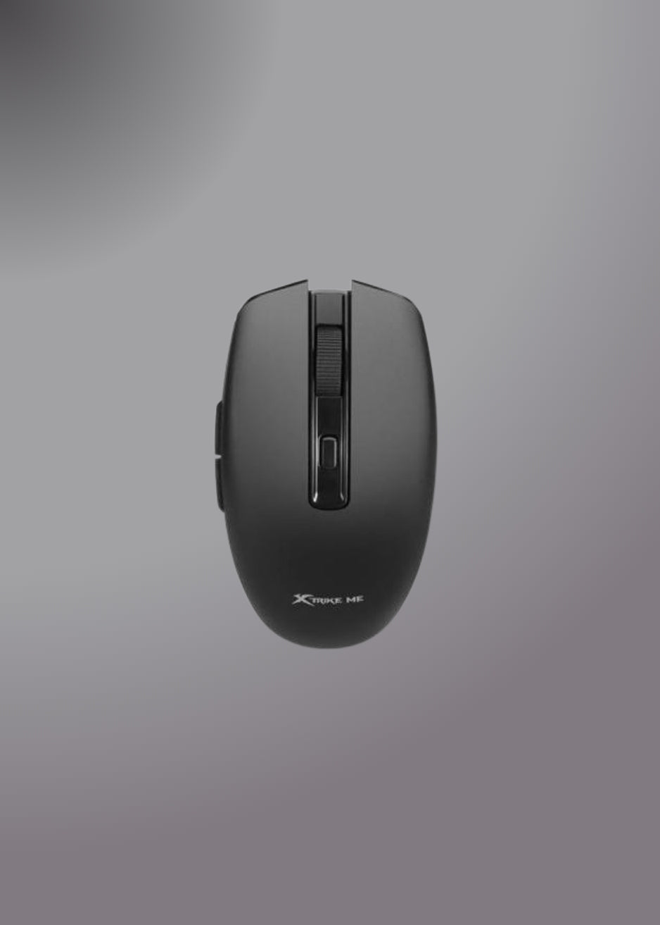 Xtrike Me Gw-224 Bk Wireless Mouse 2.4g Bt 5.2 800-1200-1600dpi Black