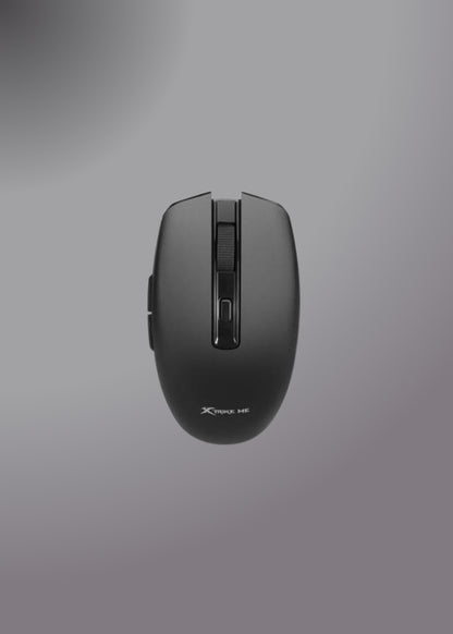Xtrike Me Gw-224 Bk Wireless Mouse 2.4g Bt 5.2 800-1200-1600dpi Black