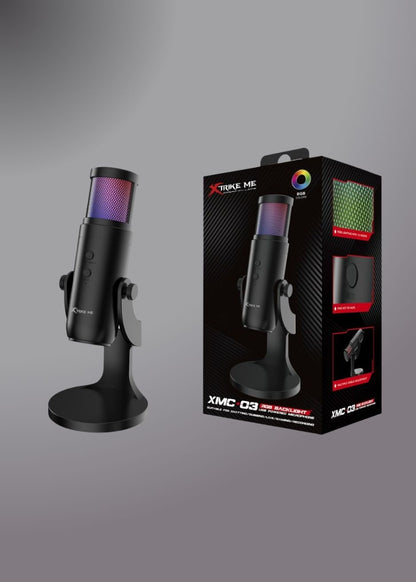 Xtrike Me Xmc03 Usb 12 Rgb Light Gaming Microphone