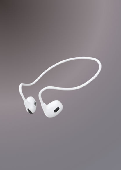 PRO AIR NECK HANGING WIRELESS EARPHONE WHITE