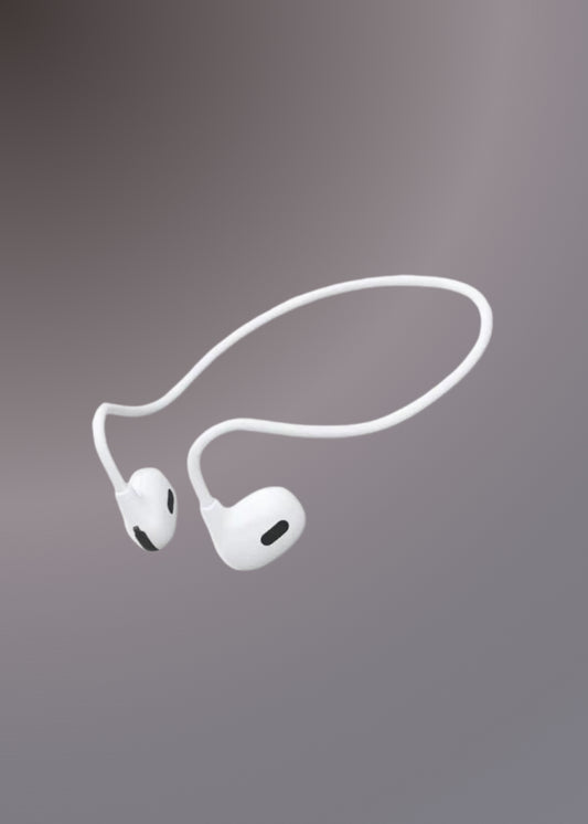 PRO AIR NECK HANGING WIRELESS EARPHONE WHITE