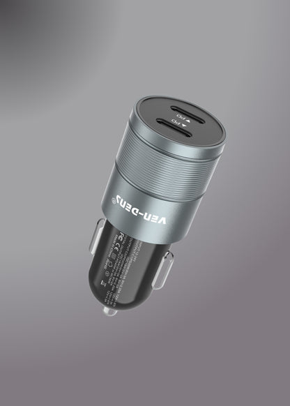 VEN DENS VD-CC005 40W Car Charger PD + QC 3.0