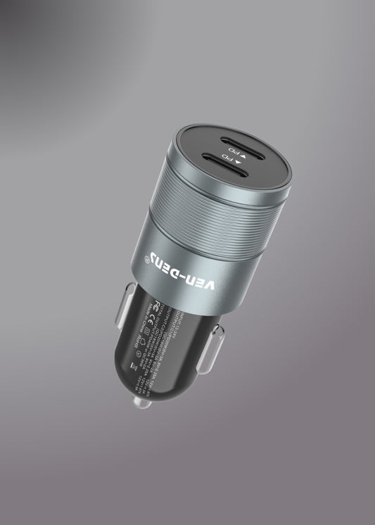 VEN DENS VD-CC005 40W Car Charger PD + QC 3.0