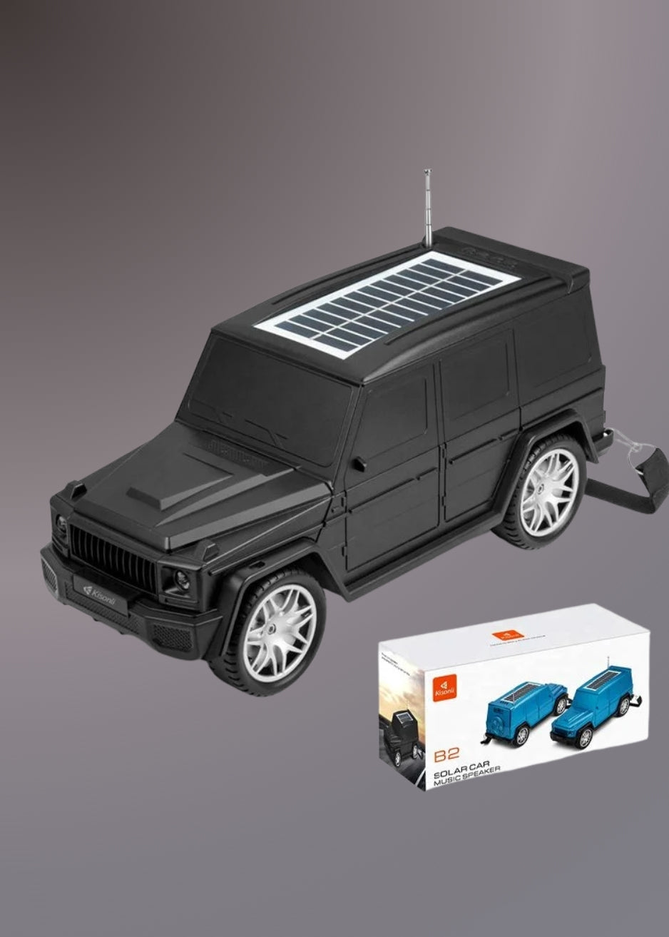 KISONLI B2 10W SOLOR CHARGING FM MODERN CAR WIRELESS PORTABLE BLUETOOTH SPEAKER