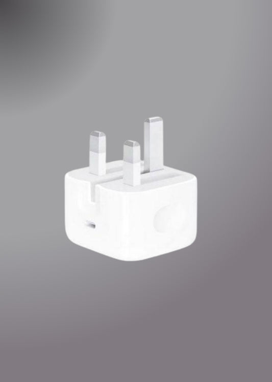 IPHONE 15 PRO MAX 3 PIN (UK PIN) 35W USB-C POWER ADAPTER (Without Packing)