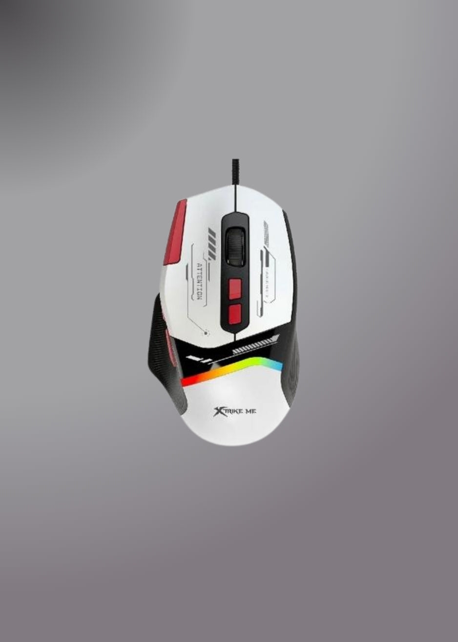 Xtrike Me Gm-323 Rgb 12800 Dpi Wired Gaming Mouse With 8 Programmable Buttons