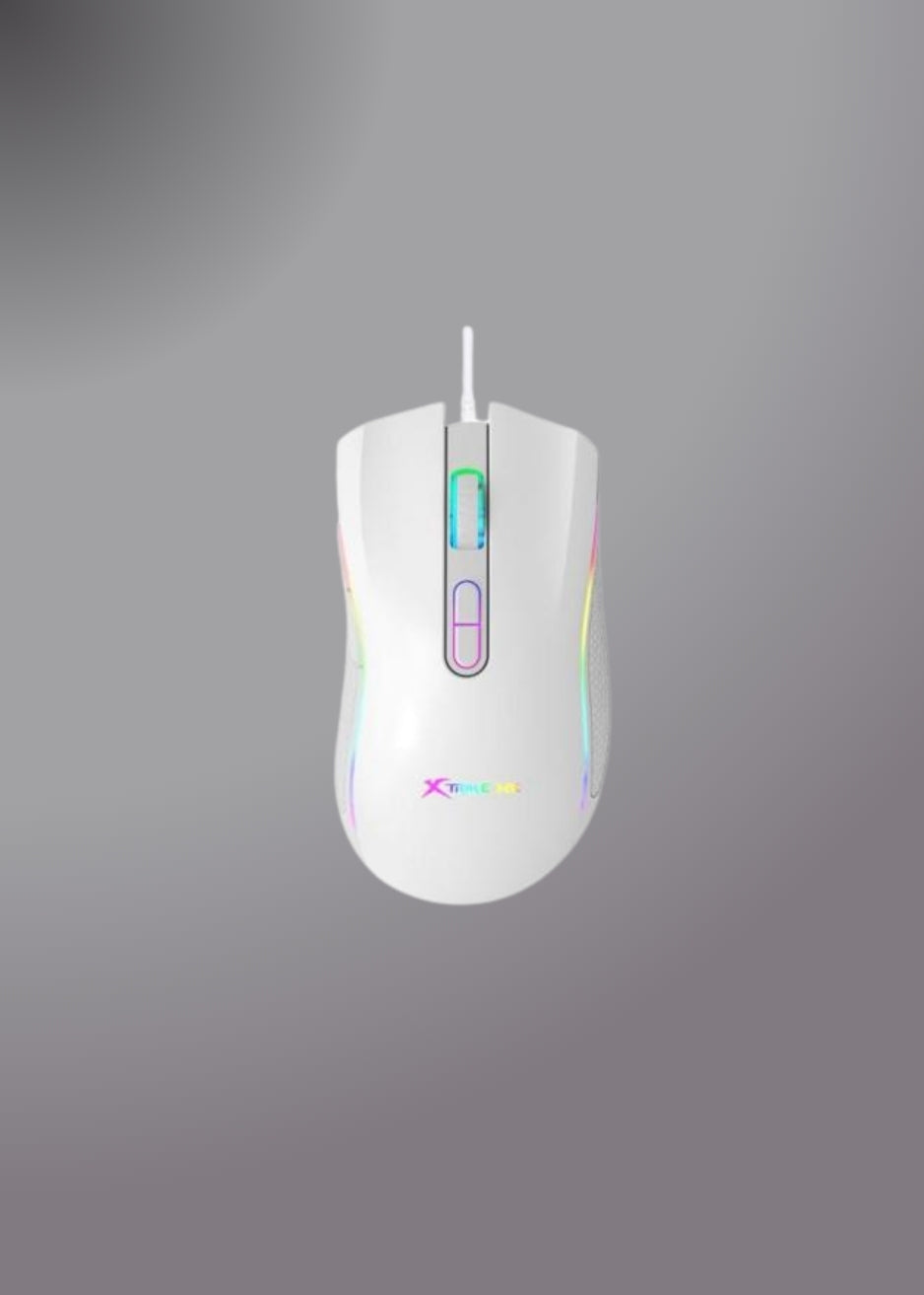 Xtrike Me Gm-314 Bk Wired Gaming Mouse Black/white