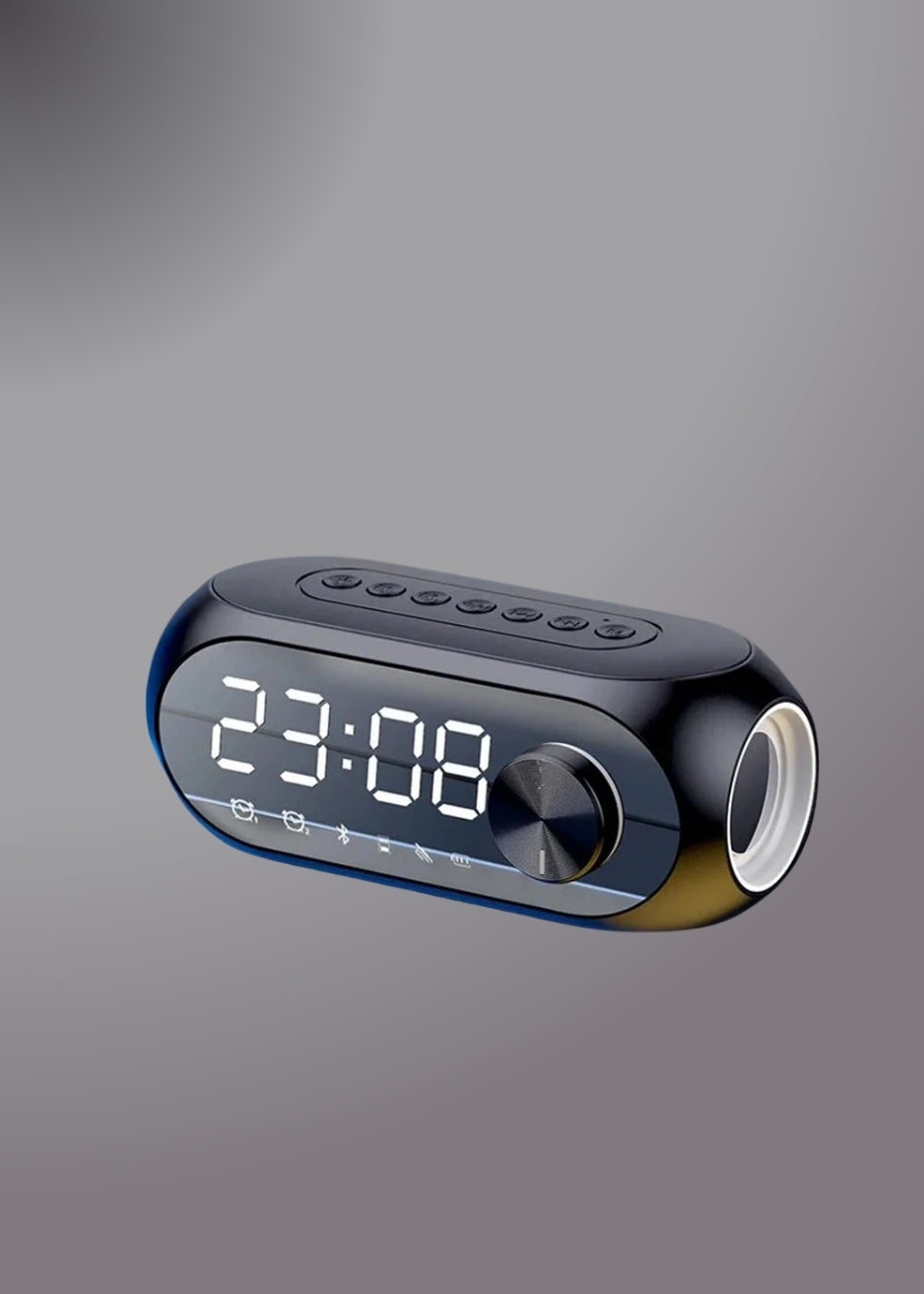 Kisonli Lp-2s Rgb Speaker Alarm Clock Bluetooth 5.0 Tf-card For Mobile