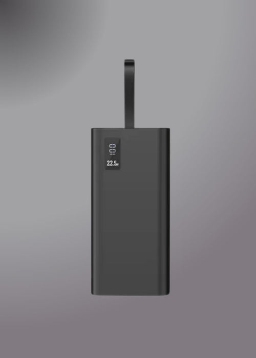 Aspor A337 22.5w Pd 30000mah Fast Charge Power Bank Lcd Display Black