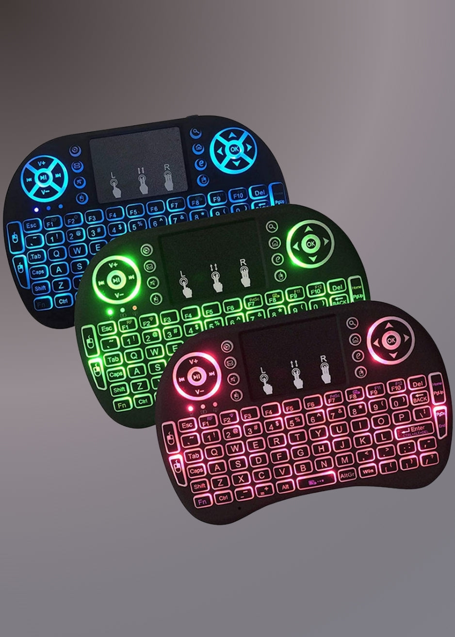 SPEEDX RF 500 MINI TOUCH PAD WIRELESS WITH BACKLIGHT KEYBOARD MOUSE