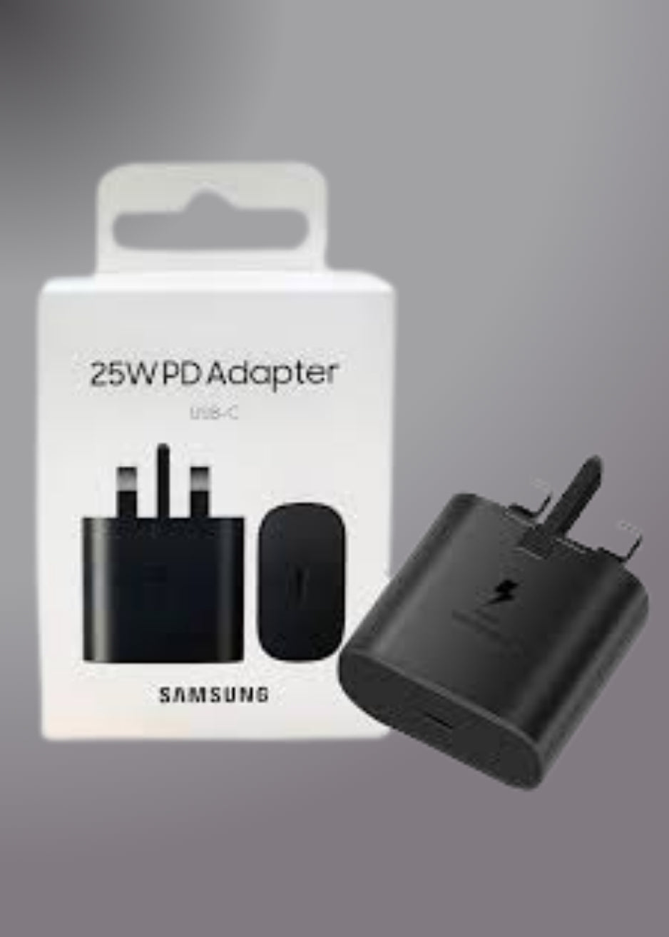 SAMSUNG 25W UK PIN ORIGINAL PD ADOPTER USB-C
