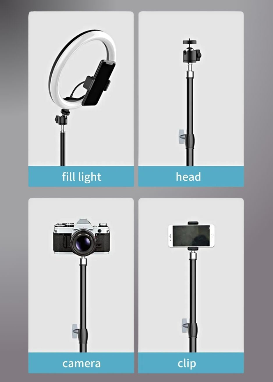 Jmary Mt-75 Light Tripod Stand For Softboxes, Ring Lights & Mobile Phones