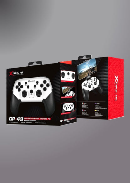 Xtrike Me Gp-43 Wireless Gamepad Controller With Holder