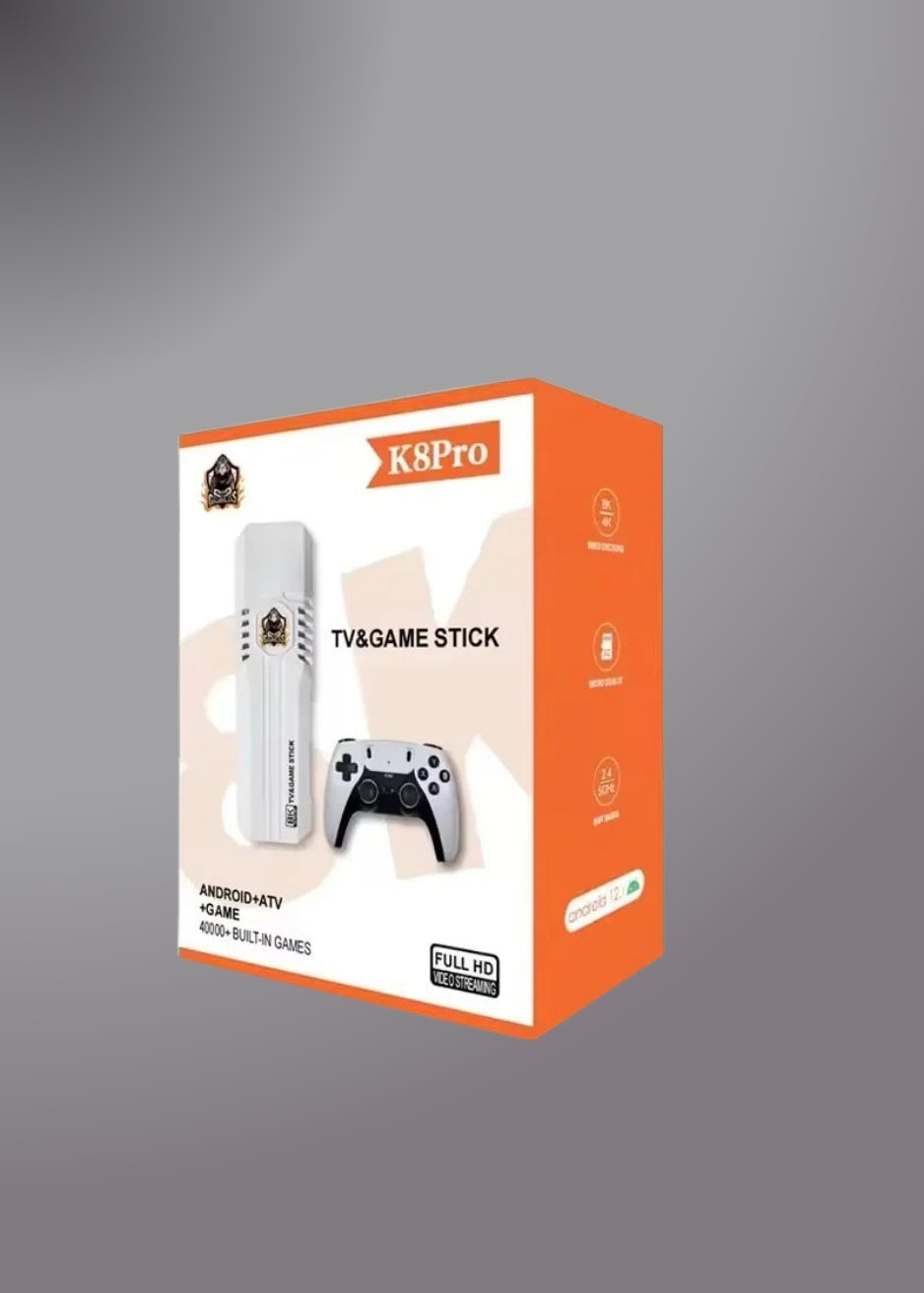 K8 Pro 40000+ Games 8K HD TV Classic Game Stick android12.1 With Console Wireless 2.4G
