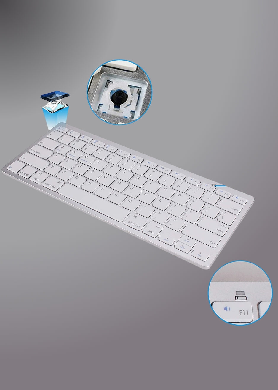 Bluetooth Keyboard Blue X5