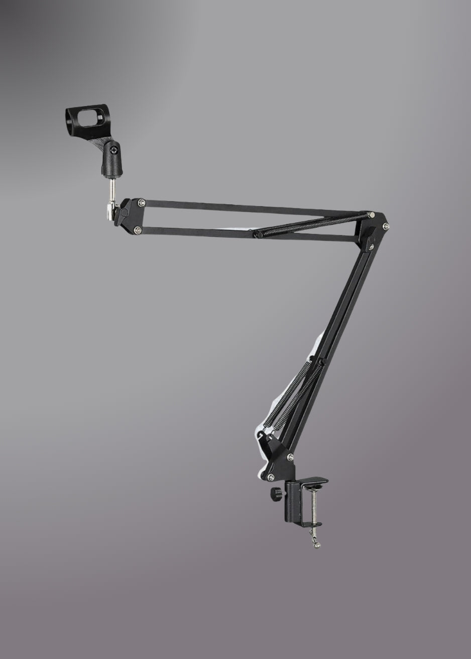 Syga 35 Metal Cantilever Microphone Desktop Universal Capacitor Wheat Stand (black)
