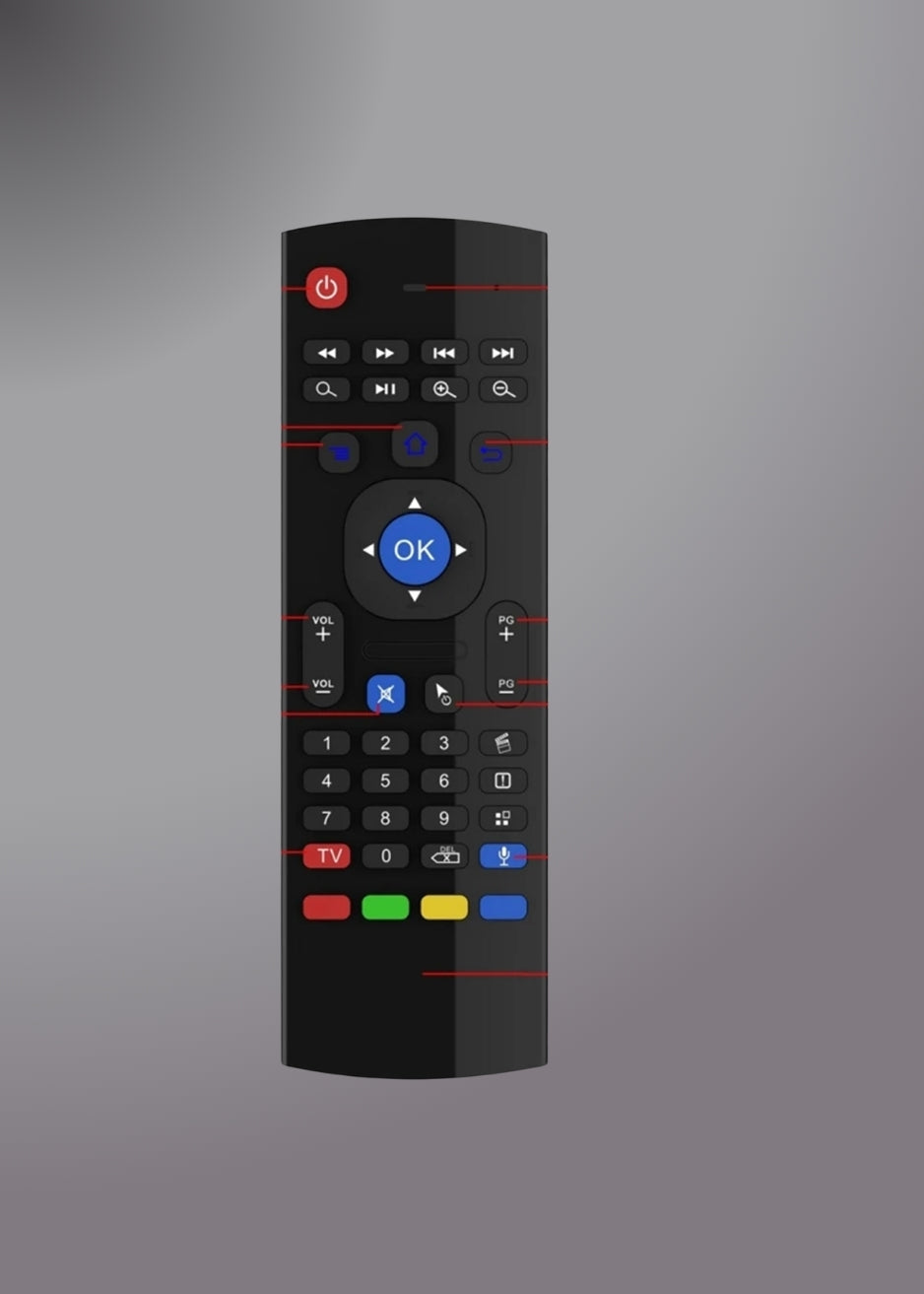 Mx3 Air Mouse Voice Remote Control 2.4g For Smart Tv