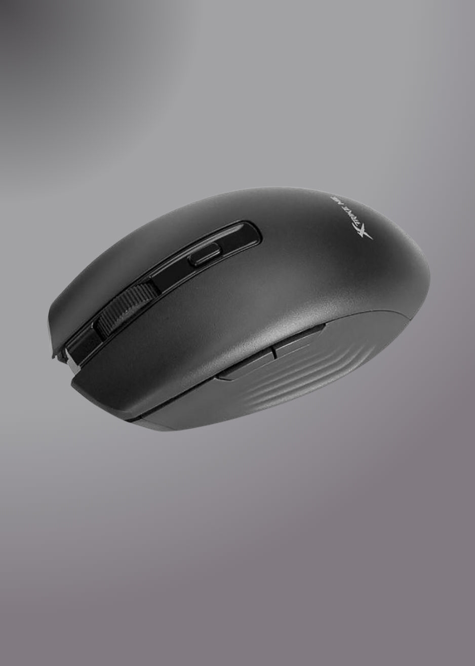 Xtrike Me Gw-224 Bk Wireless Mouse 2.4g Bt 5.2 800-1200-1600dpi Black
