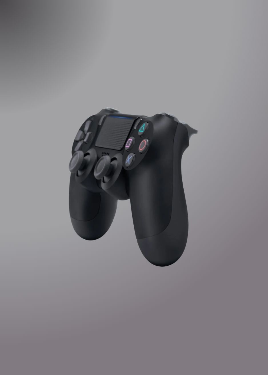 Ps4 Dual Motor Vibration Gamepad Joystick Dualshock Black