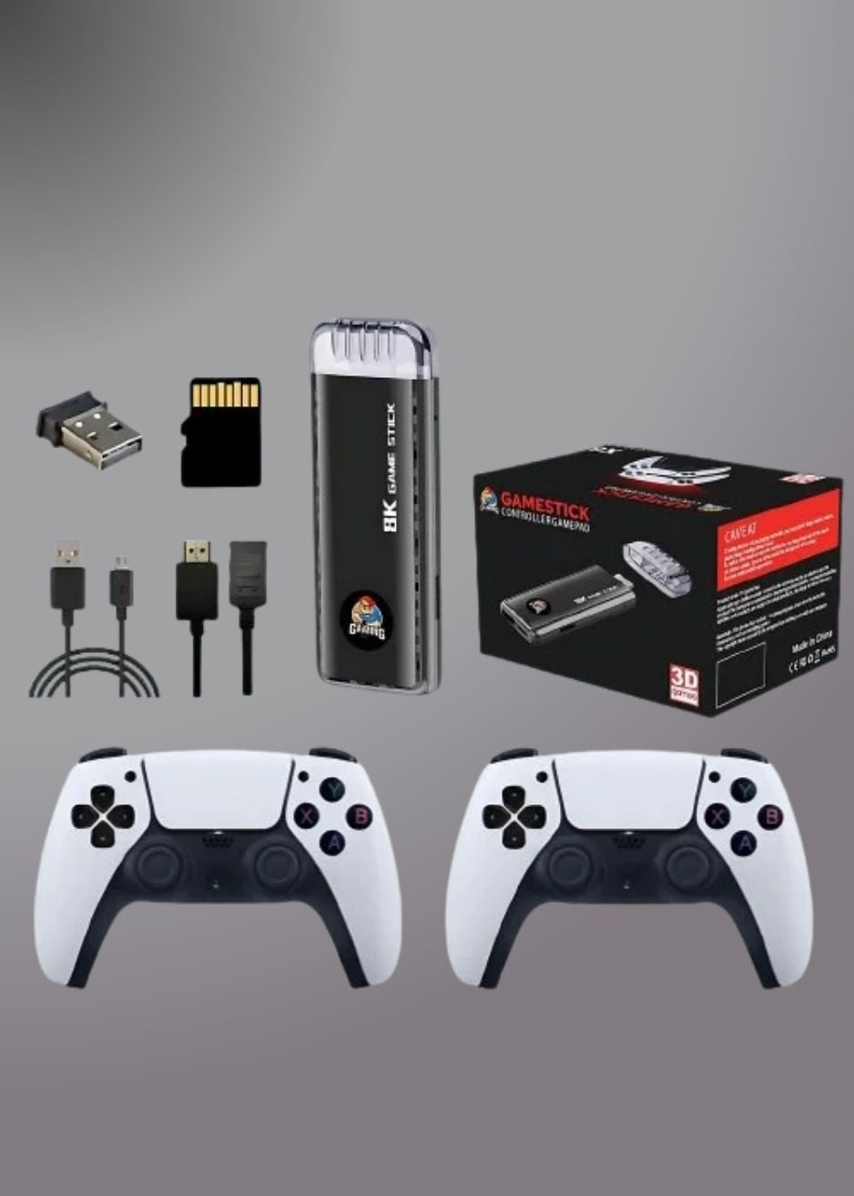 X6 64gb Classic 8k Hd Tv 40000+ Games With Console Wireless 2.4g Games Stick
