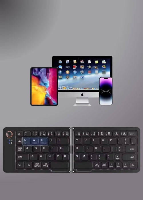 B023 11 Inch Foldable & Rechargeable Bluetooth Keyboard