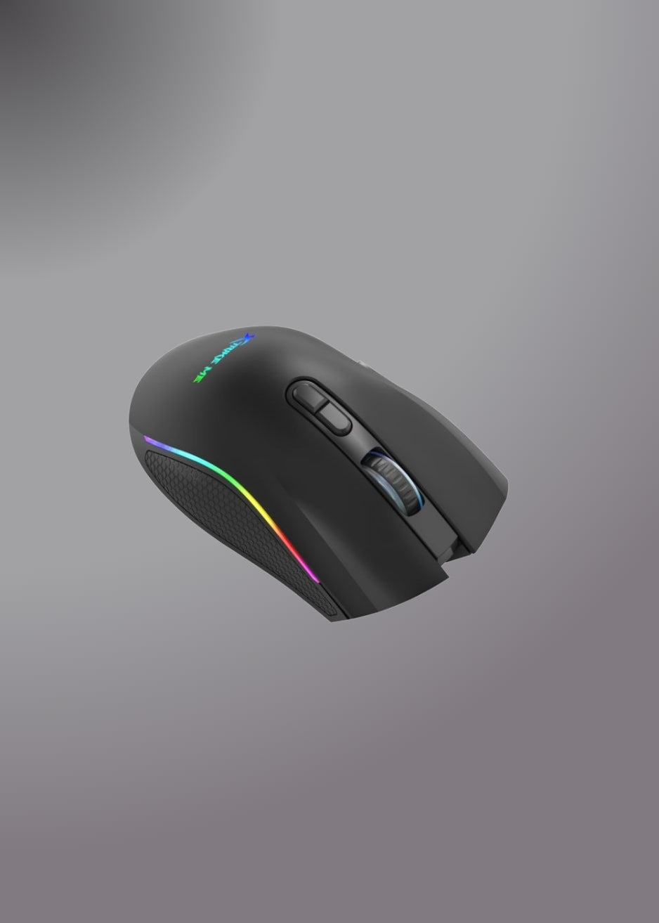 Xtrike Me Gm-314 Bk Wired Gaming Mouse Black/white