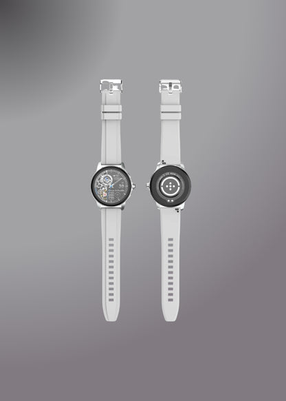 LDNIO SW05 Life & Health Assistant Smartwatch – Circular Display with Magnetic Wireless Charging Silver