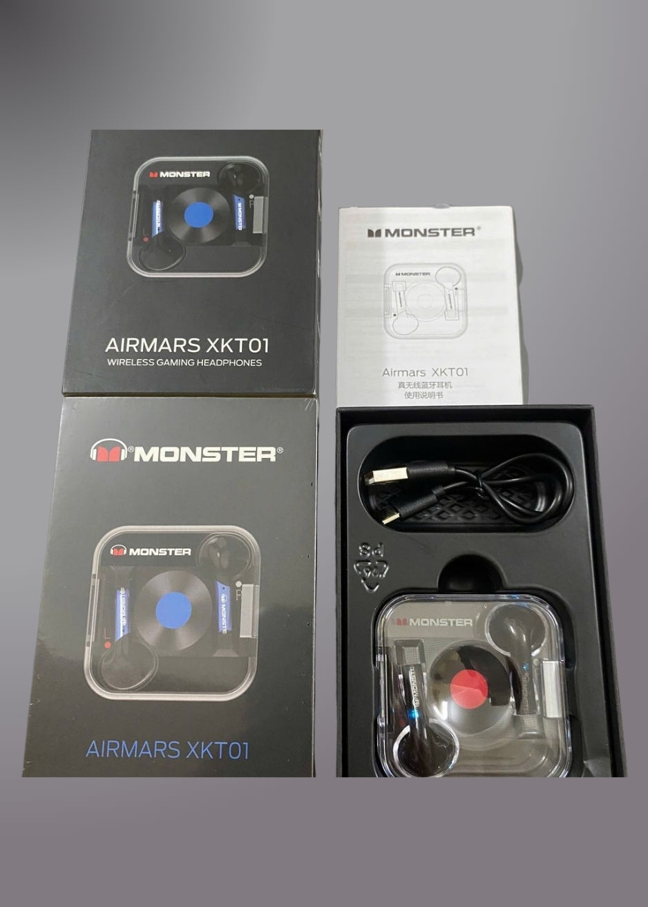 MONSTER AIRMARS XKT01 True Wireless Gaming Earbuds