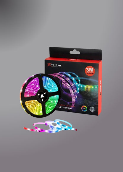 XTRIKE ME HT-5050-B3 BLUETOOTH V4.2 RGB LED STRIP WITH APP CONTROL