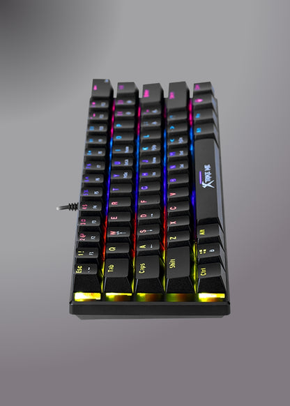 Xtrike Me Gk-916 Rainbow Switch Lights Mechanical Gaming Keyboard 61 Keys