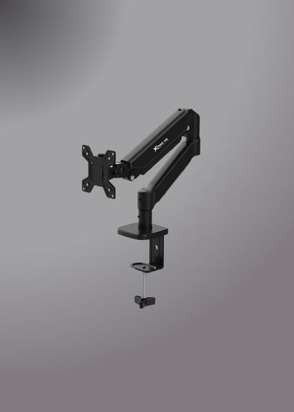Xtriek-me Ht-20 Heavy Duty Adjustable Desk Mount Single Monitor Arm Black/white