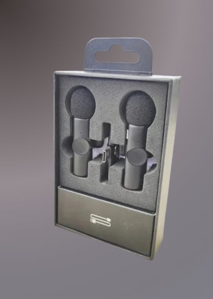 K11 2 IN 1 Collar Wireless Microphone Iphone/Android & Type C Supported