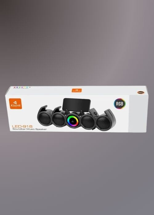 KISONLI I-610 USB HOME THEATER SYSTEM SOUNDBAR SPEAKER FOR PC OR LAPTOP