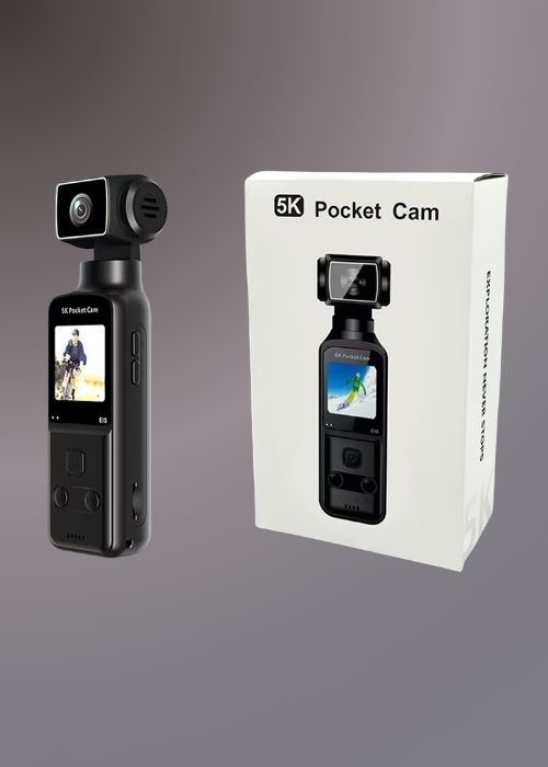 K1 POCKET 5K HD WIFI HANDHELD 270° ROTATABLE SPORTS & VLOGGING ACTION CAMERA
