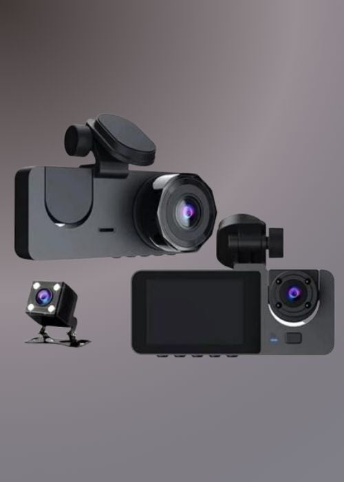 Y15 3-CHANNELS WIFI DASH CAM 1080P HD NIGHT VISION REVERSE CAMERA WITH PARKING MONITOR